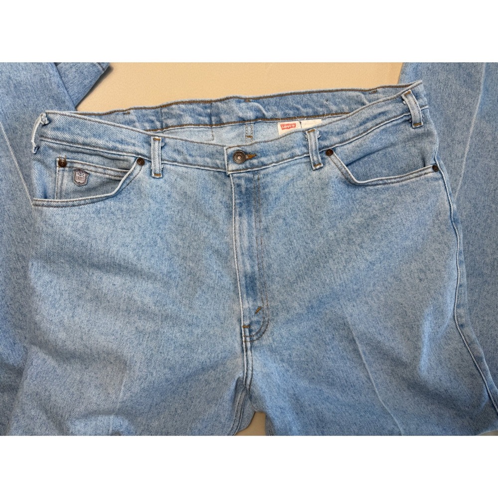 Vintage 92 Grunge‎ Levi's Silver Medal Jeans W40 Light Wash Straight Leg Skater - Picture 4 of 10